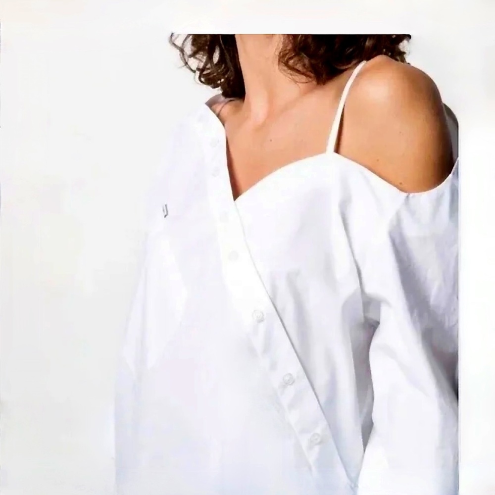 Coperni Asymmetrical Heart Motion Shirt NWT